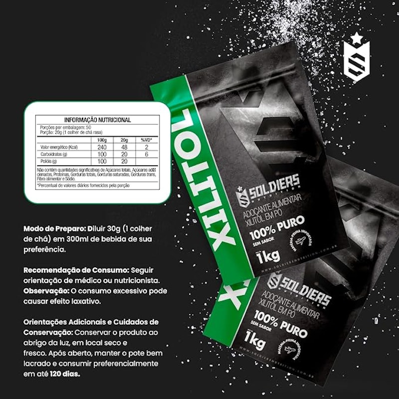 Xylitol 1 kg - 100% Puro 2