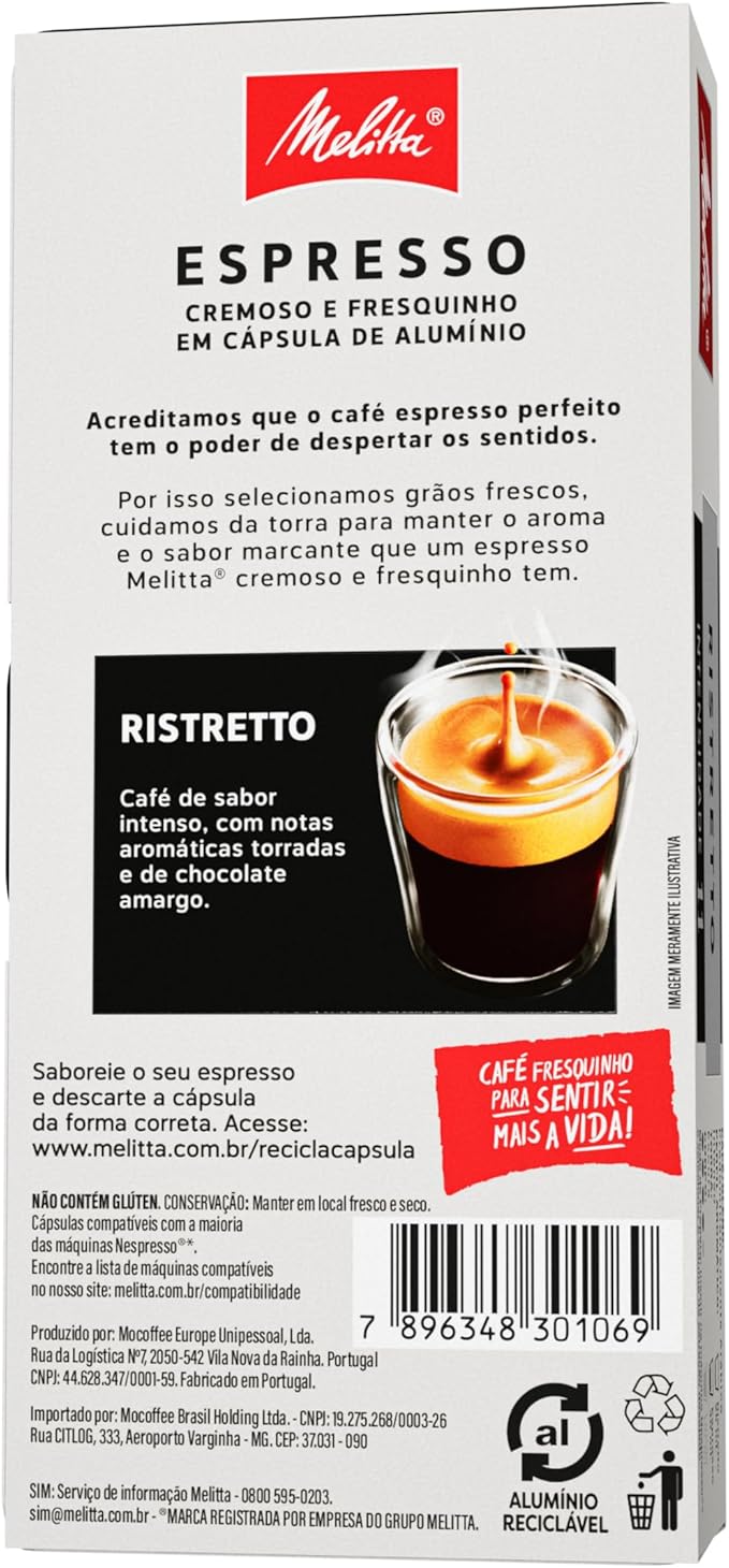 Cápsula Melitta Ristretto 2