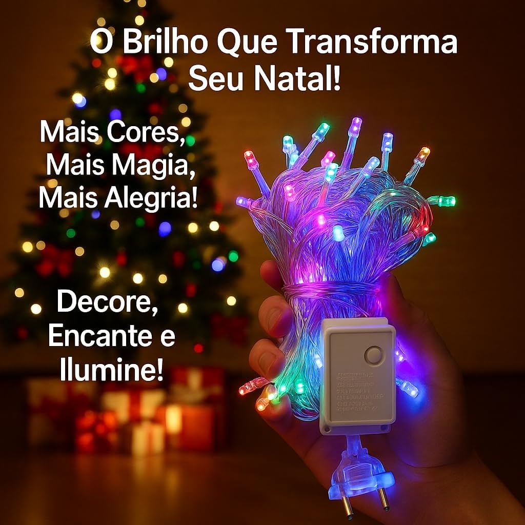 Pisca Pisca de Natal Colorido 5
