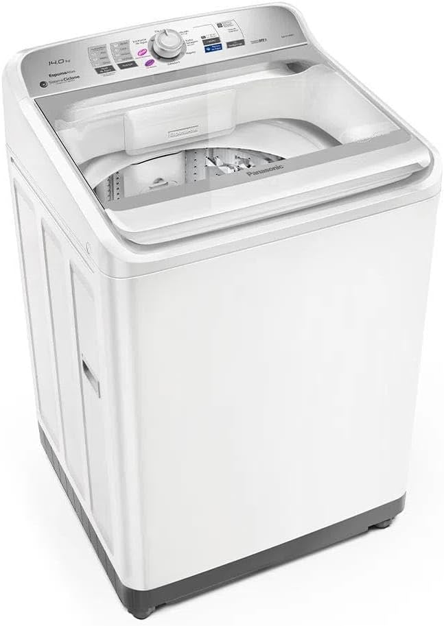 Máquina de Lavar Panasonic Função Vanish Branco Mais Branco 14 kg 2