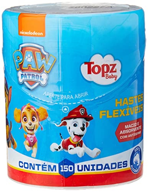 Hastes Flexíveis com Pontas de Algodão Patrulha Canina 1