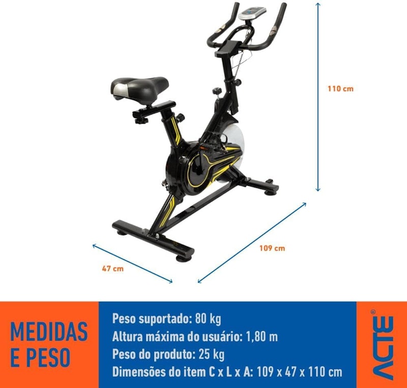 Bicicleta Spinning Acte Sports 4