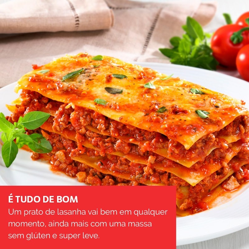 Massa para Lasanha Zero Glúten Urbano 3