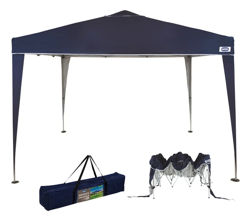 Gazebo X-Flex Oxford com Silvercoating Azul 3 x 3 m Mor 1