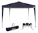 MOR Gazebo X-Flex Oxford com Silvercoating Azul 3 x 3 m Mor 1