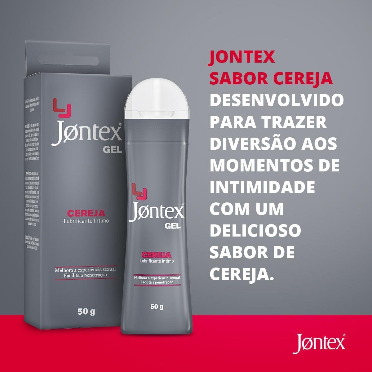 Jontex Gel Lubrificante Cereja 2