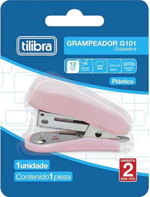Grampeador 12 Folhas Mini com Extrator Tilibra 4