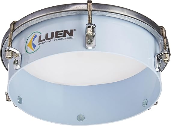 Tamborim Serie Colorsteel Branco 6" 6 Afin Simples Pele Leitosa 2