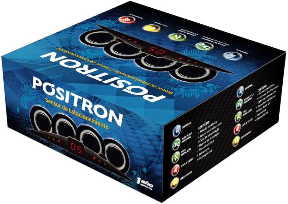 Sensor de Estacionamento PS220 Kit com 4 Cápsulas Prata 5