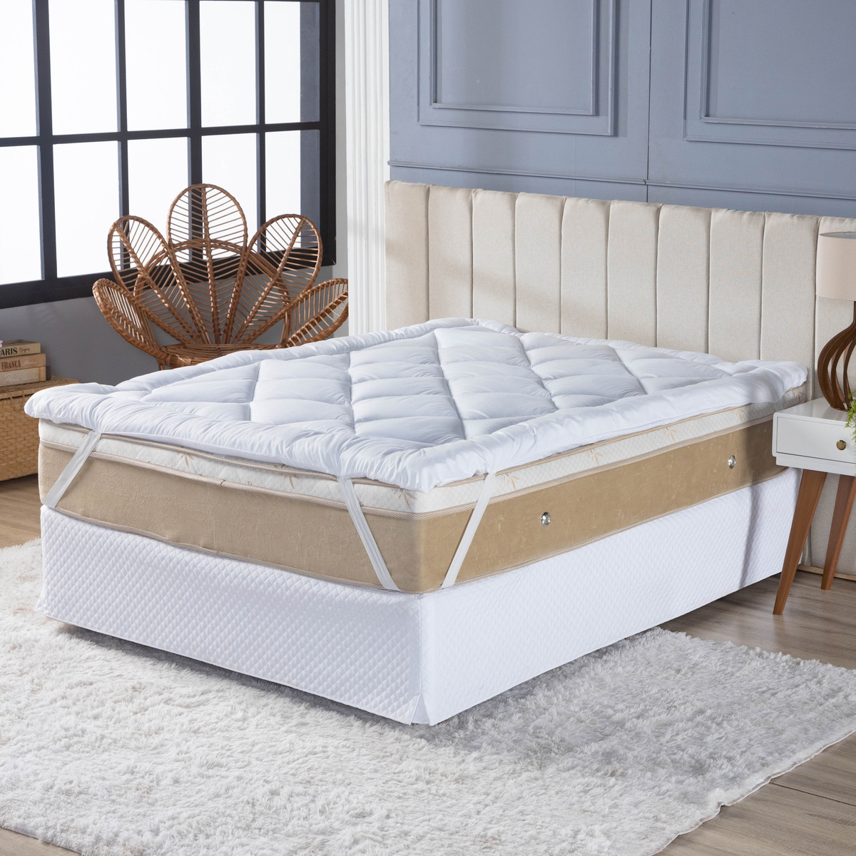 Pillow Top 400 Fios Matelado Casa Dona 2