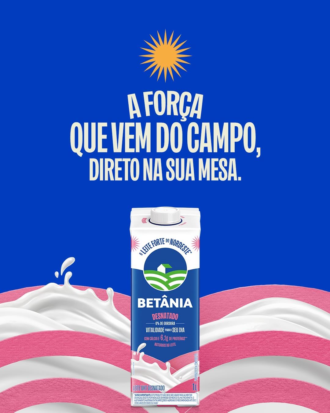 Leite UHT Desnatado Betânia 3