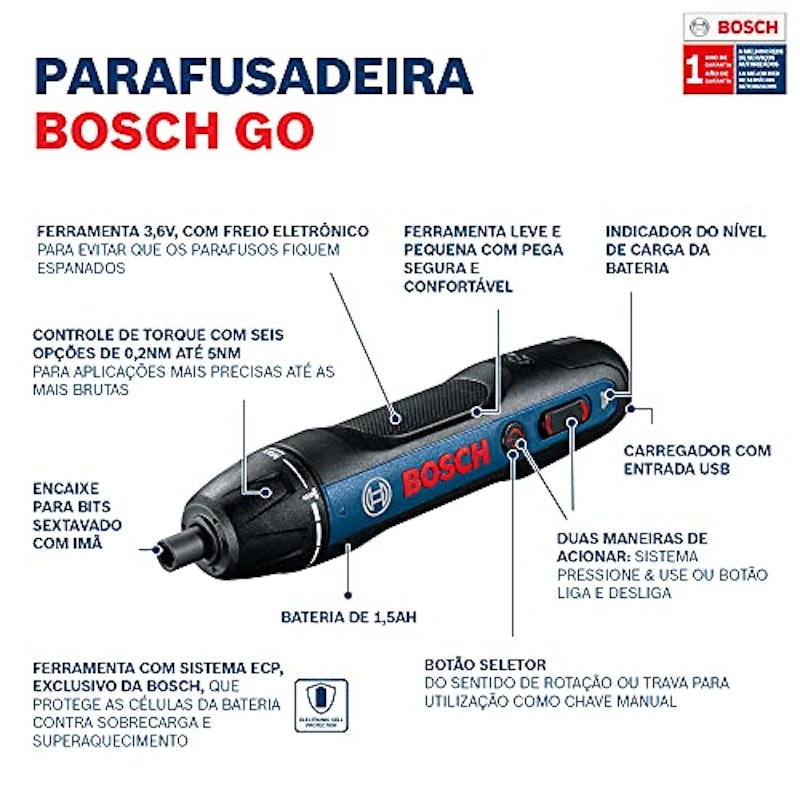 Parafusadeira Bosch GO 4