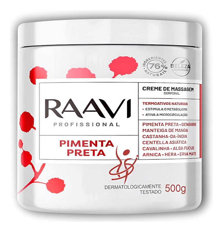 Creme De Massagem de Pimenta Preta Termoativo 1