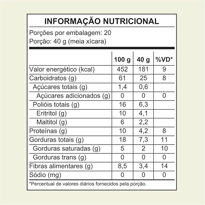 Granola Tradicional Zero Açúcares 2