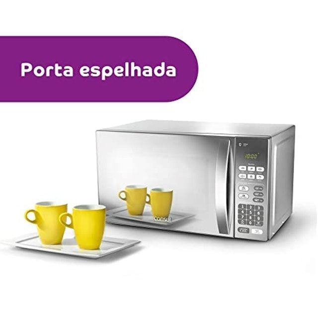 Micro-ondas Consul 20 Litros Cor Inox Espelhado com Função Descongelar - CM020BF 2