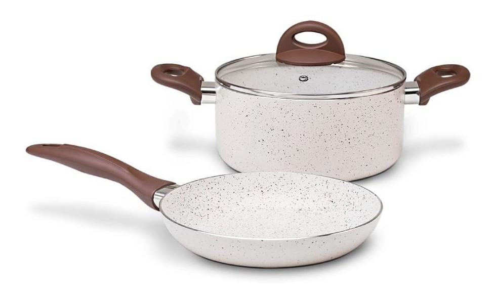 Jogo de Panelas Antiaderente Ceramic Life 5 Peças Smart Plus 2