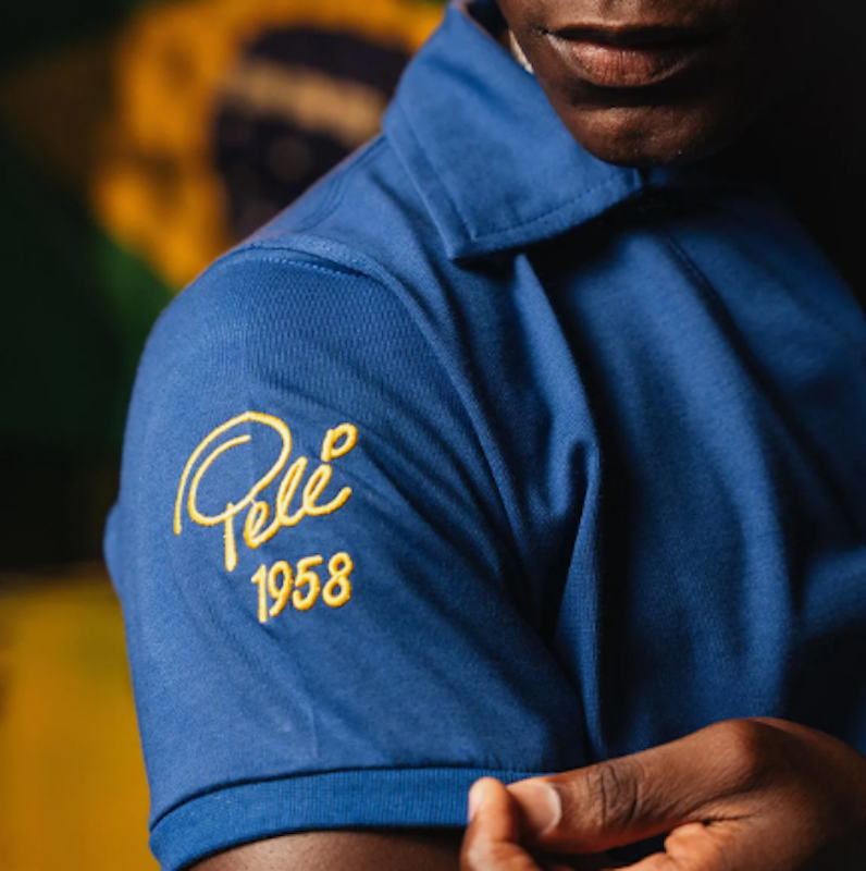 Camisa Brasil Pelé 1958 Masculina 3