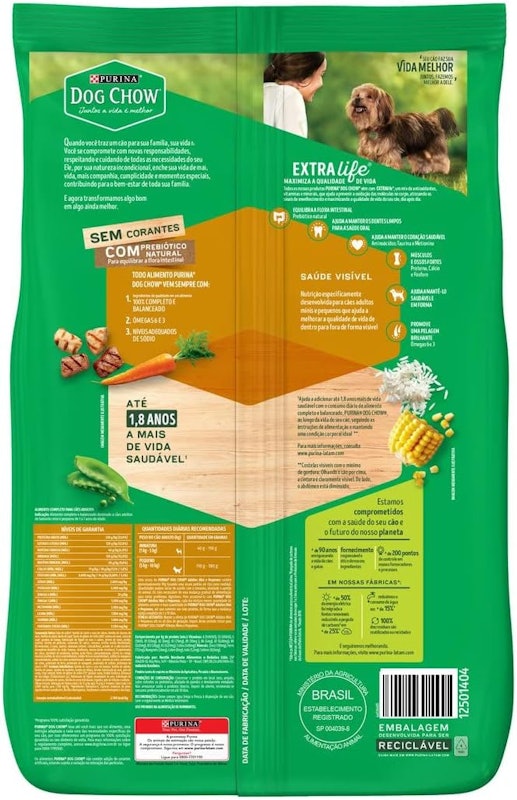 Dog Chow Ração para Cães Adultos Minis e Pequenos 2