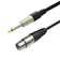 PLUS CABLE Cabo de Áudio P10 x XLR F 3 m 1