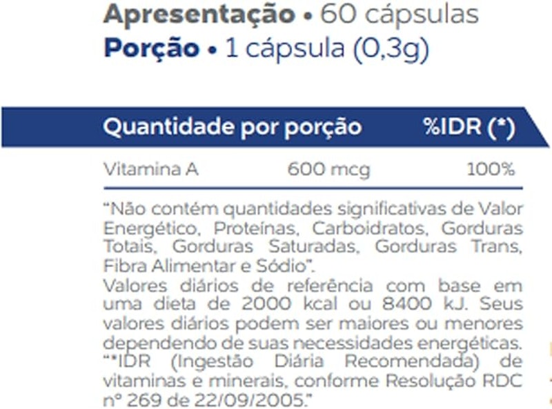 Betacaroteno - 60 Cápsulas 2