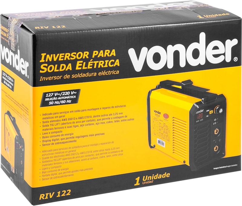 Inversor para Solda com Eletrodo e Tig 120 A 4