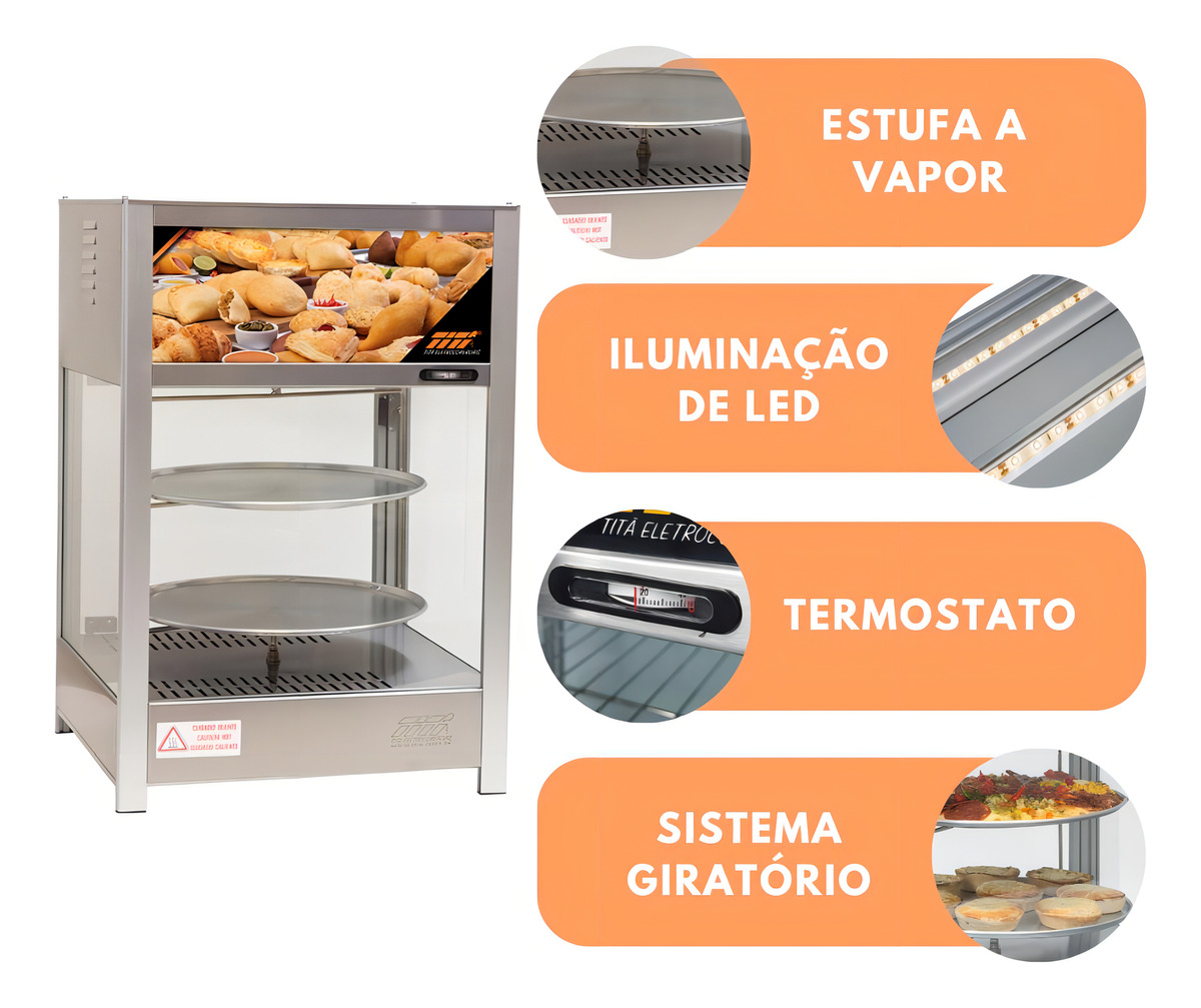 Estufa a Vapor Giratória Titã 2