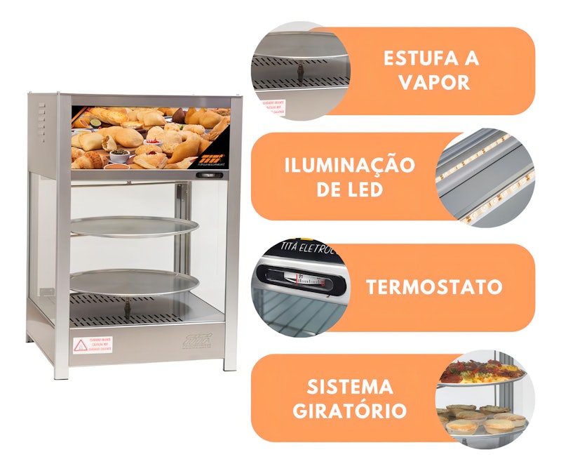 Estufa a Vapor Giratória Titã 2