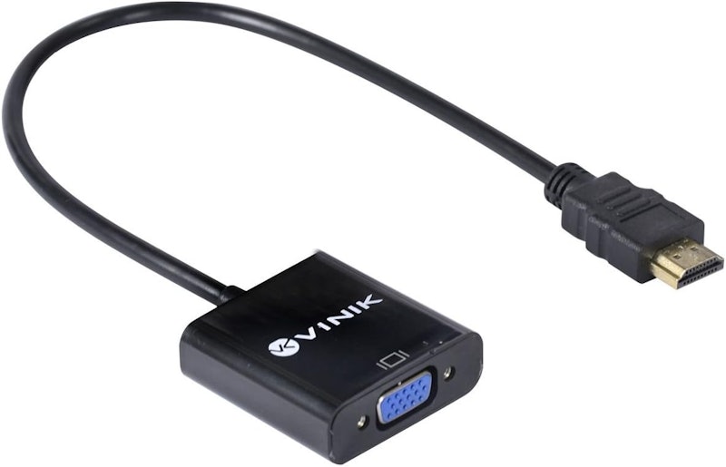 Cabo Adaptador/Conversor HDMI Macho para VGA Fêmea 30Cm 1