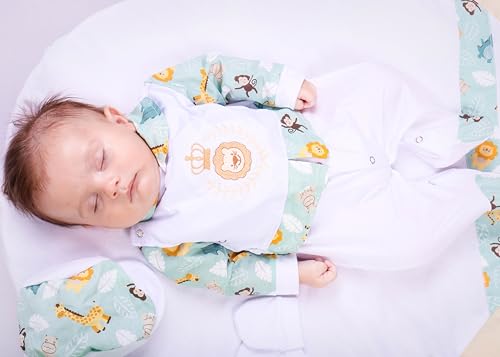 Saída de Maternidade Menino João Savana Safari 4 Peças 3