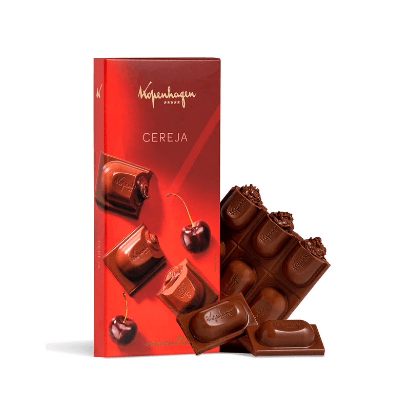 Tablete ao Leite C/ Recheio Cherry 90 G 3