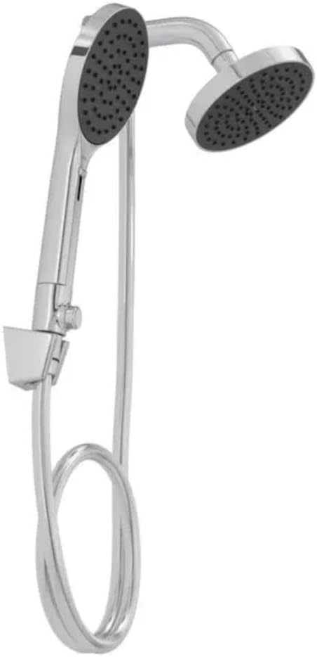 Chuveiro Redondo de Parede 12,6 cm com Desviador Flex Cromado 2