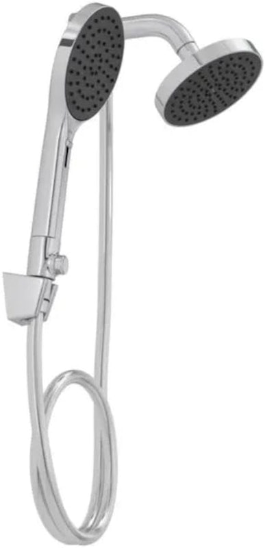 Chuveiro Redondo de Parede 12,6 cm com Desviador Flex Cromado 2
