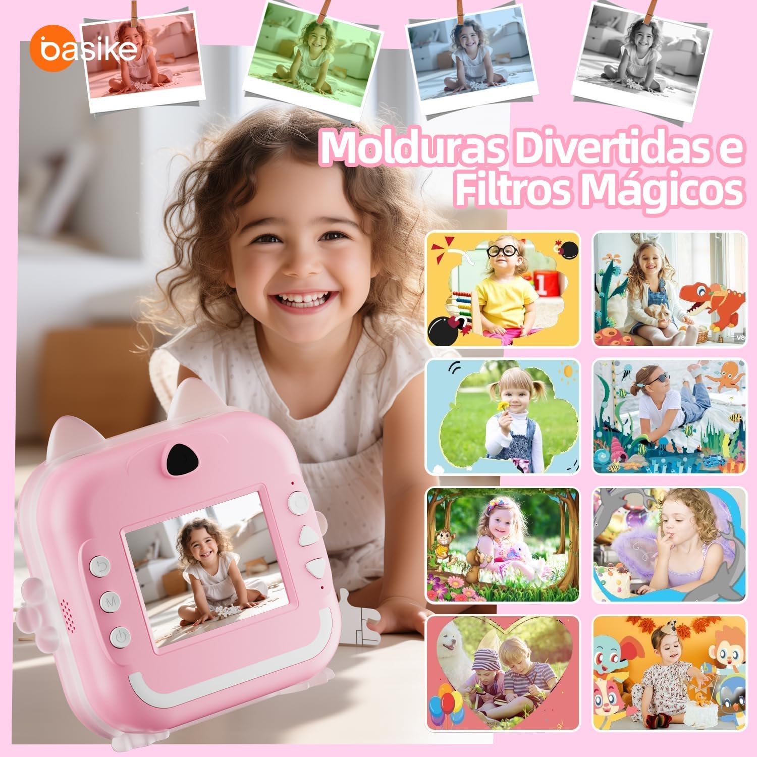 Câmera Infantil Digital e Instantânea 3