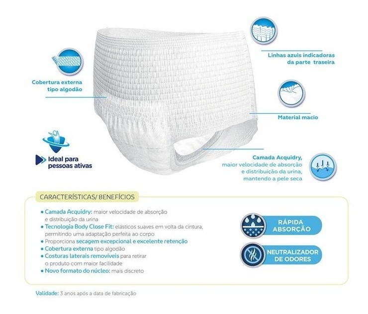 Roupa Íntima Tena Pants Confort 3