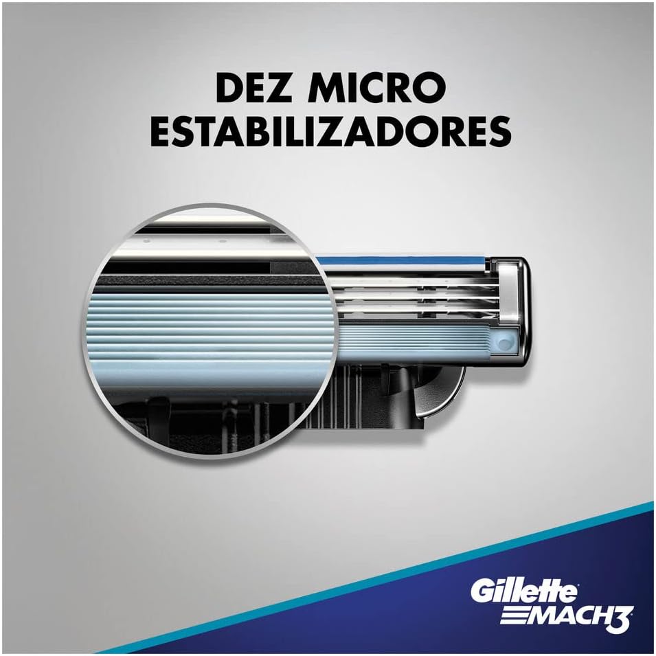 Aparelho de Barbear Gillette MACH3 Acqua Grip 5