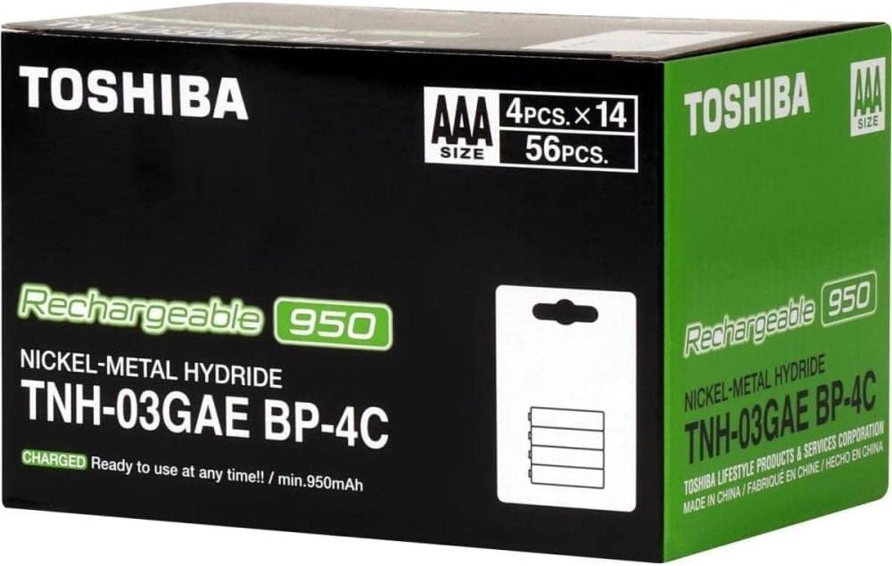 Pilha Recarregável AAA 1,2 V 950 mAh 4