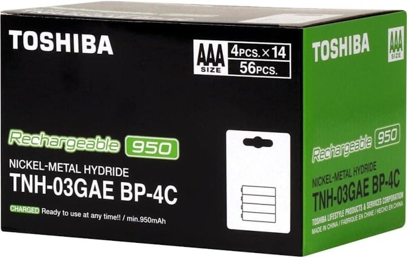 Pilha Recarregável AAA 1,2 V 950 mAh 4