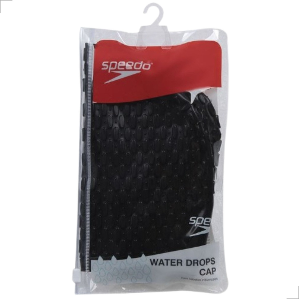 Touca Natação Speedo Water Drops Cabelos Volumosos Silicone 5