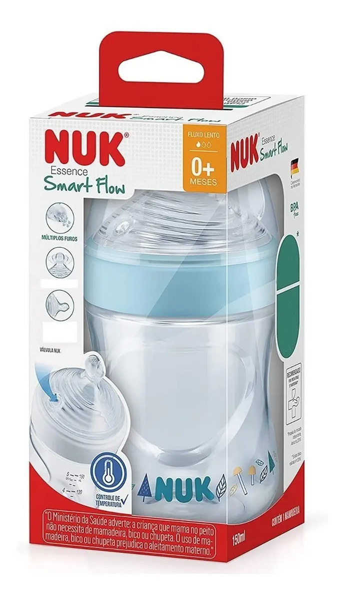 Mamadeira com Controle de Temperatura Smart Flow 150 ml NUK 2