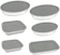 MARINEX Jogo de Assadeiras com Tampa 6 Peças MARINEX 1