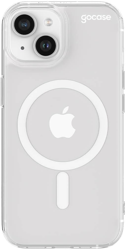 Capinha para Celular Clear Logo White 1