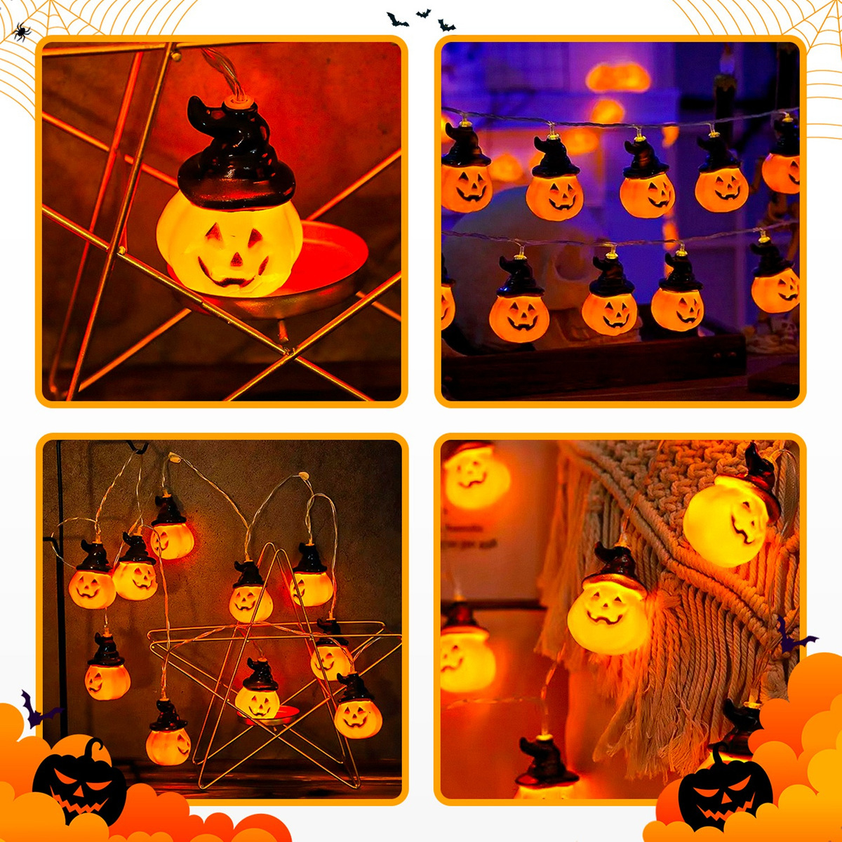Pisca-Pisca LED Halloween Jack O’Lantern 3