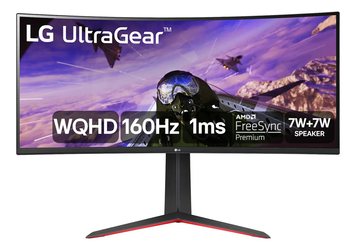 Monitor Gamer LG UltraGear Curvo 34” 1
