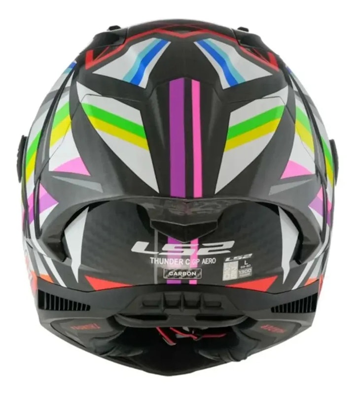 Capacete LS2 Thunder Carbon GP Flash 4