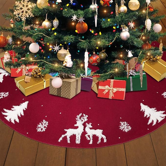  Saia Tricotada para Árvore de Natal 3