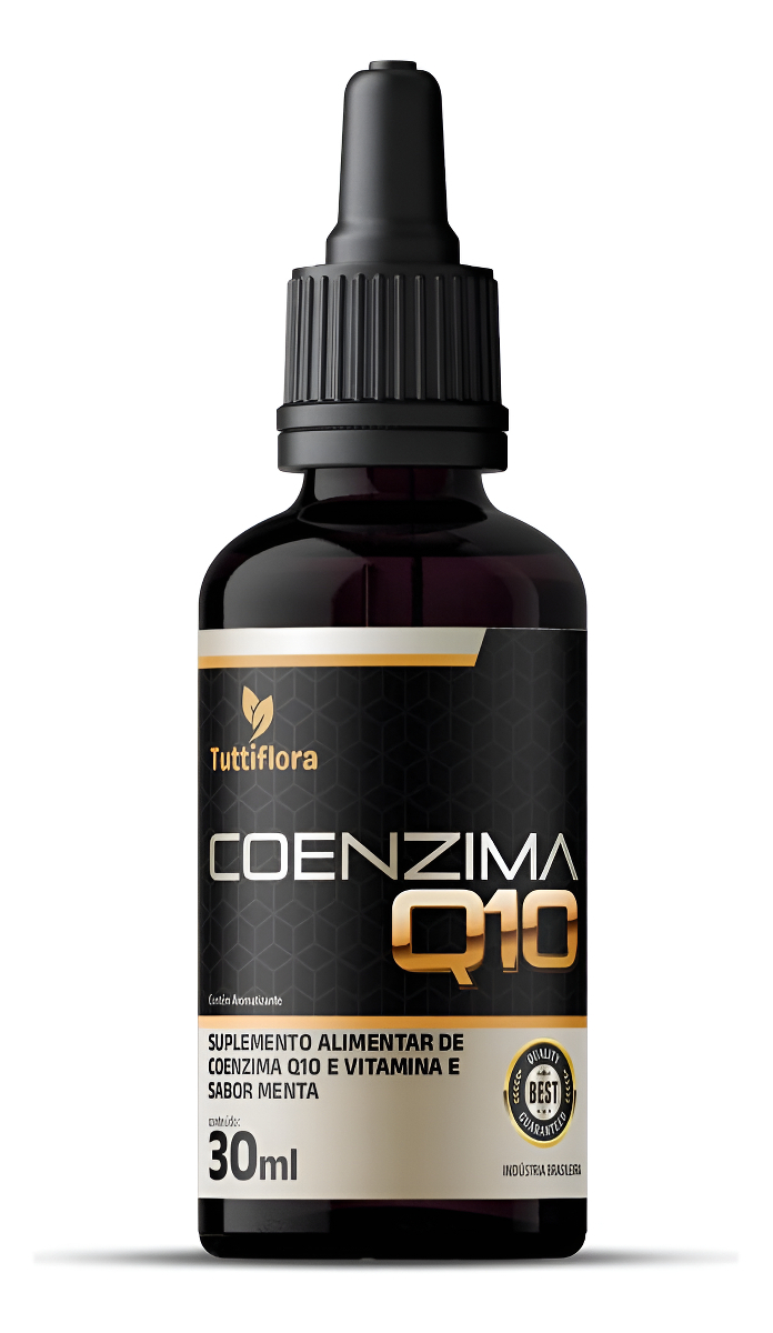 Coenzima Q10 com Vitamina E em Gotas Sabor Menta TuttiFlora 1