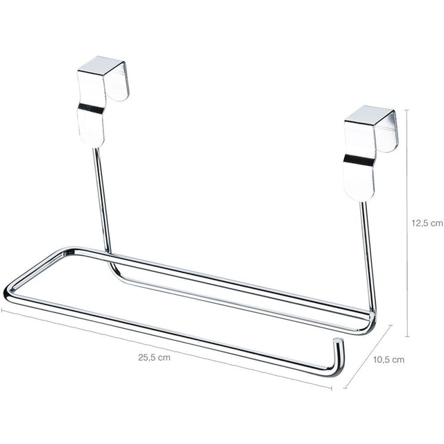 Suporte para Rolo Papel Toalha para Porta Armário 2