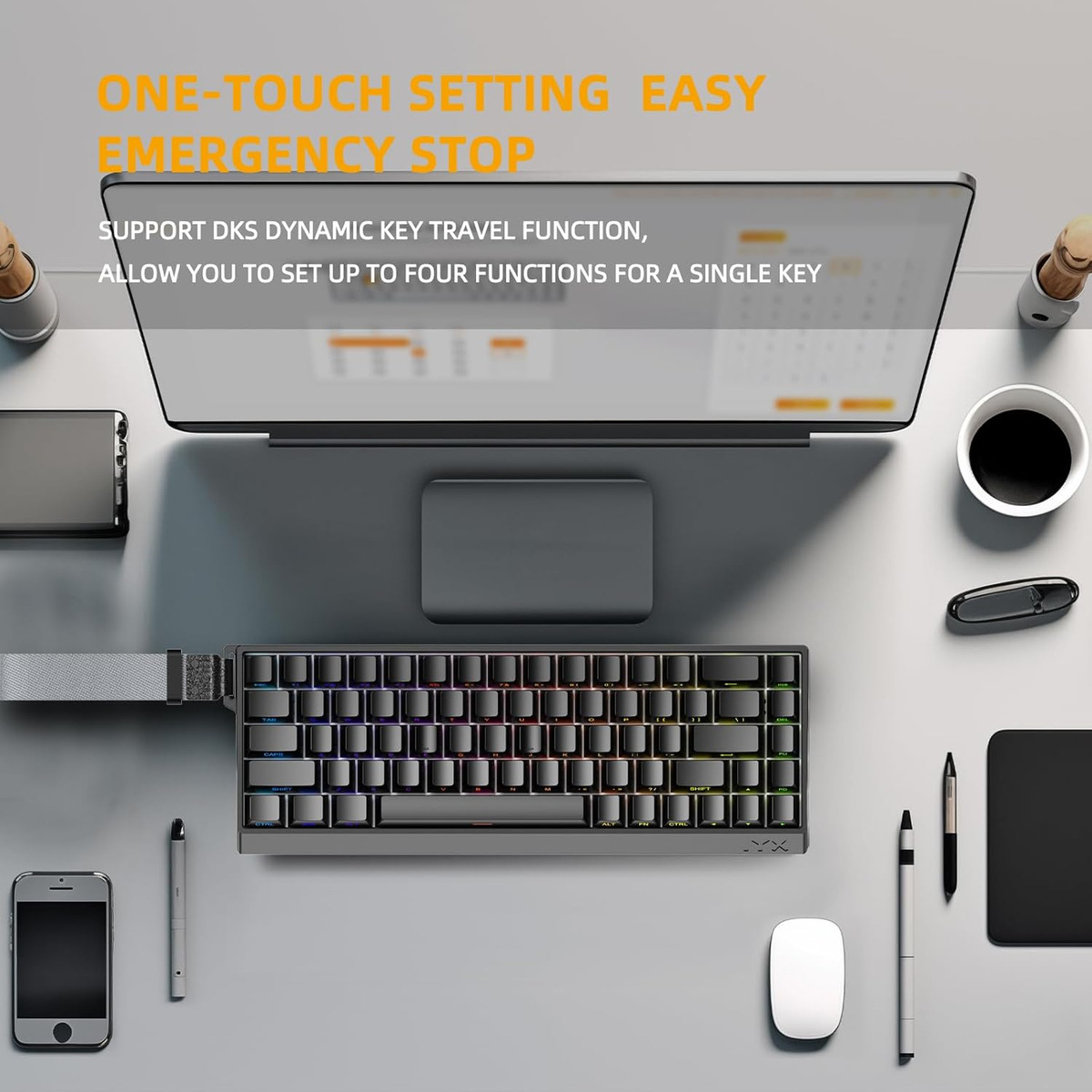 Irok MU68PRO Rapid Trigger Magnetic Switch Keyboard 5