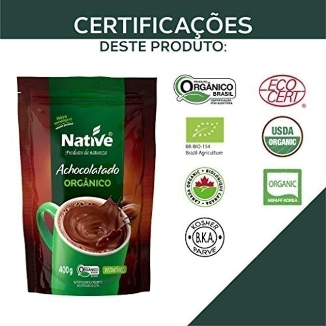 Achocolatado Orgânico Instantâneo Native 5