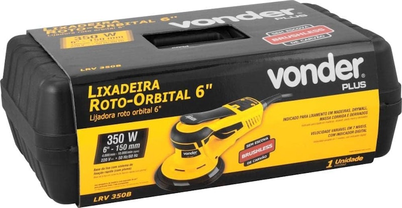 Lixadeira Roto Orbital 6" LRV 350B 5